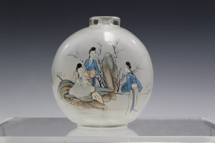 Chinese Inner Painting Glass Snuff Bottle