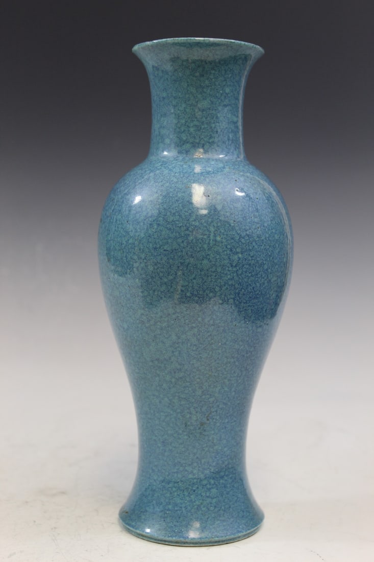 Chinese Robin's Egg Glaze Porcelain Vase (1 of 8)