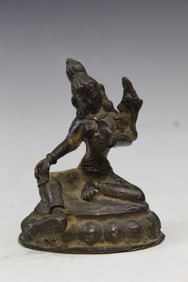 Tibetan Bronze Buddha Statue