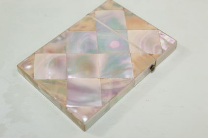 Antique Mother-of-Pearl Card Box