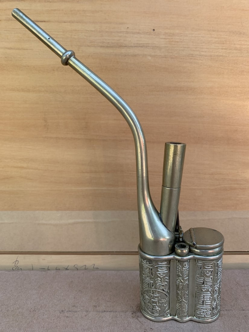 Antique Chinese Baitong Smoking Pipe (1 of 7)