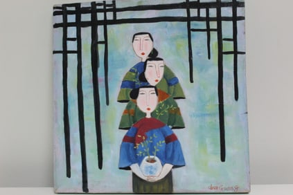 Chun Guang, Oil on canvas.