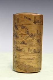 Japanese Gold Lacquer Inro