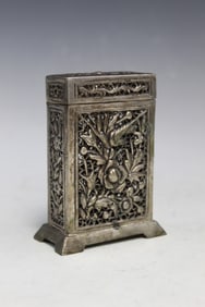 Chinese Metal Cigarette Box
