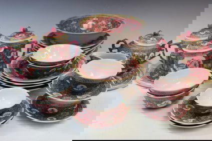 Large Chinese Jingdezhen Porcelain Set