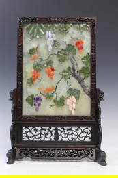 Chinese Jade Table screen