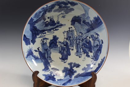 Chinese Blue and White Porcelain Charger