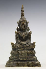 Thai Bronze Buddha Statue