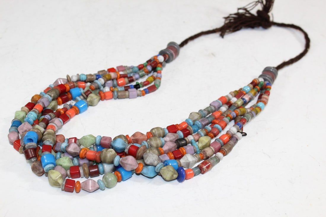 Vintage Moroccan/African Tribal Beaded Necklace (1 of 5)