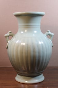 Chinese Celadon Glazed Porcelain Vase