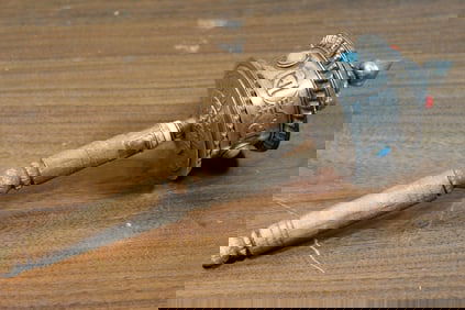 Tibetan Metal Buddhist Wheel