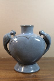 Chinese Celadon Glazed Porcelain Vase