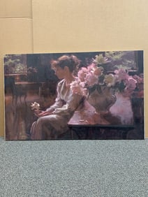 Unframed Daniel Gerhartz signed limited edition giclee on canvas, "The Moment"