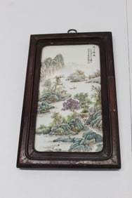 Chinese Porcelain Plaque