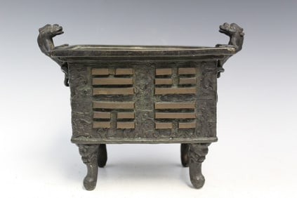 Chinese Metal Incense Burner