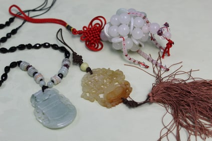 Chinese Pendants and Necklace