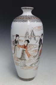 Chinese "Egg-shell" Porcelain Meiping Vase