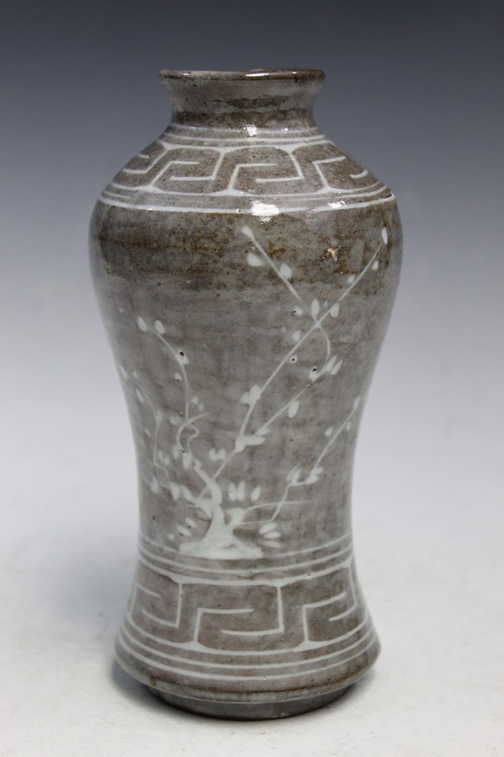 Japanese Glazed Pottery Vase (1 of 6)