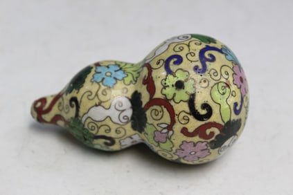 Chinese Cloisonne Double Gourd.