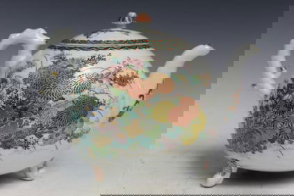 Antique Japanese Satsuma Teapot