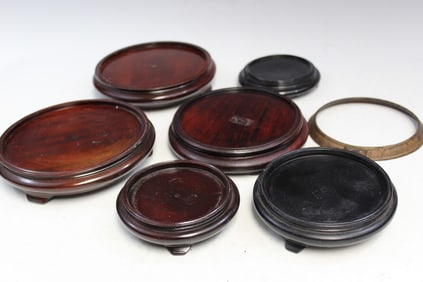 Group of Chinese Wood Stands