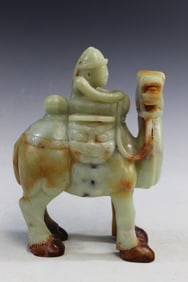 Chinese Carved Stone Camel