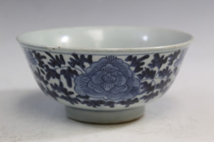 Chinese Blue and White Porcelain Bowl