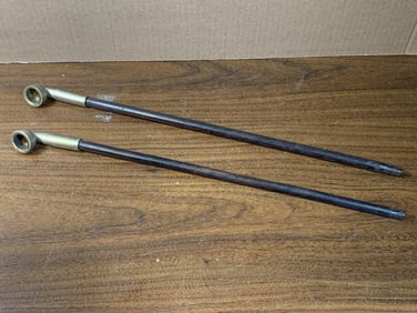 Two antique smoking pipes