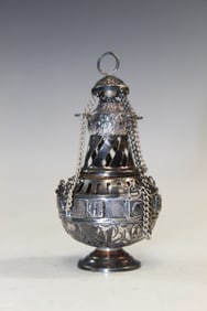 Spanish Silver Incense Holder