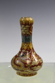 Chinese Cloisonne Small Dragon Vase