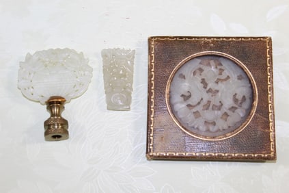 Three Chinese Jade Carvings