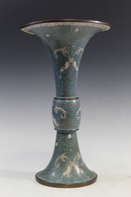 Chinese Cloisonne Gu Vase
