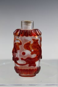Chinese Peking Glass Snuff Bottle
