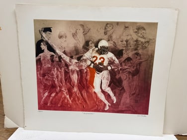 G. H. Rothe "Endeavors" Signed Limited edition etching