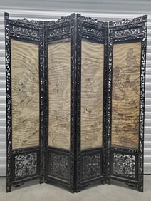 Four Chinese Kesi Panels
