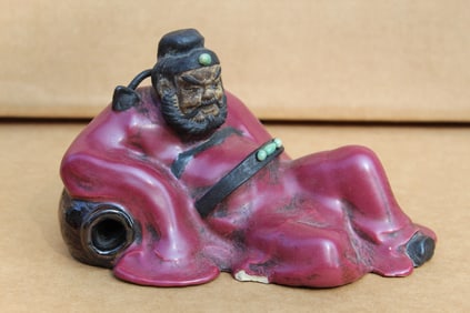 Chinese Pottery Figure of Zhongkui