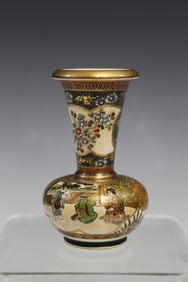 Japanese Satsuma Small Porcelain Vase