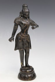 Indian Bronze Statue of a Deity