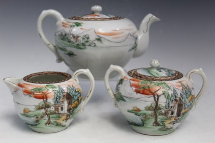 Japanese Porcelain Tea Set