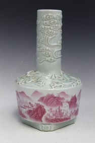 Japanese Celadon Porcelain Vase