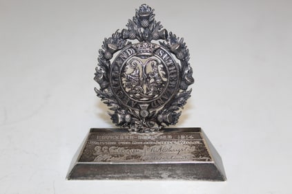 Antique Silver Card Holder