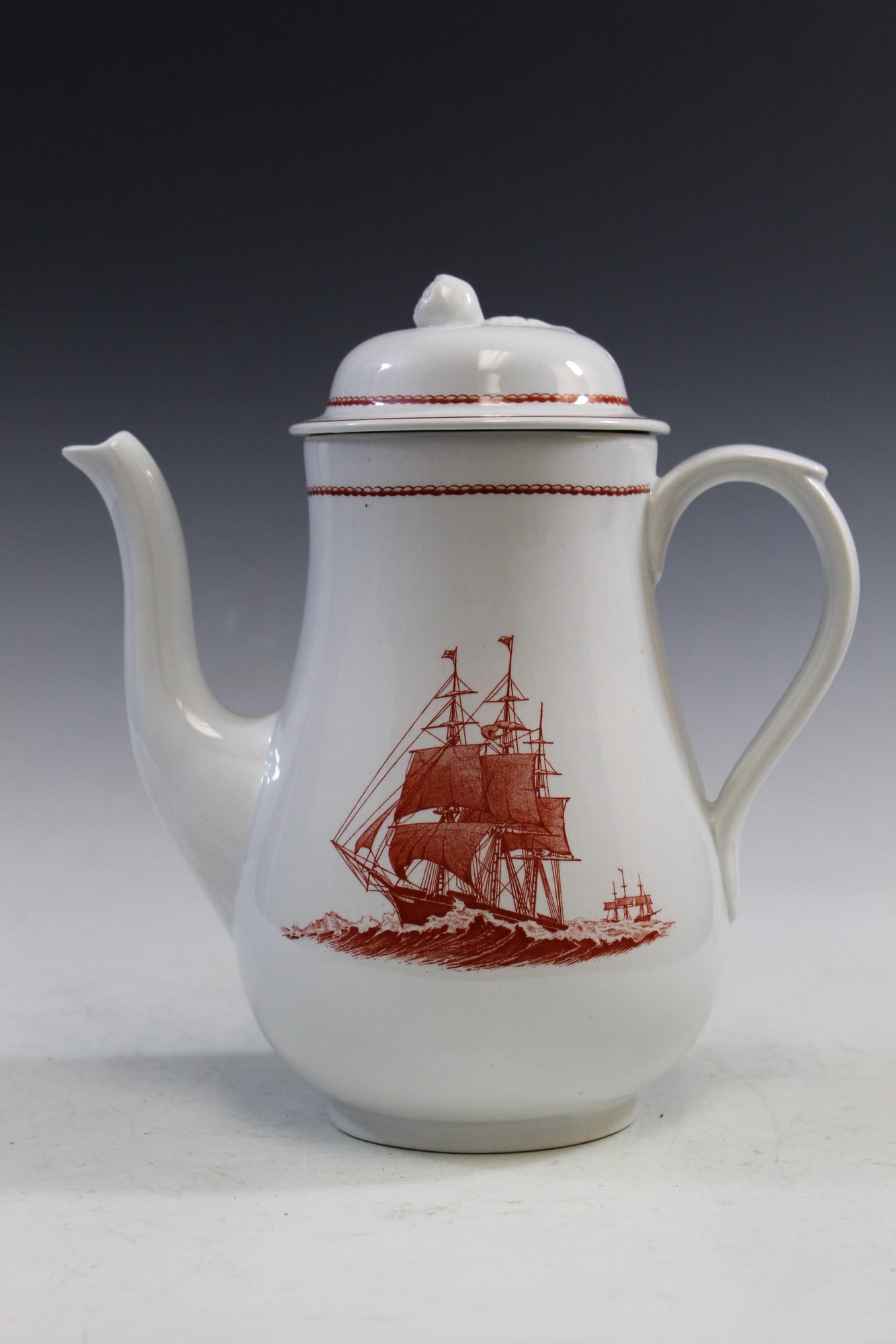 Wedgwood Flying Cloud Teapot Georgetown Collection England Stag Hound (1 of 7)