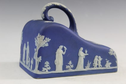 Wedgewood Cobalt Blue Cheese Dome Dish Cover