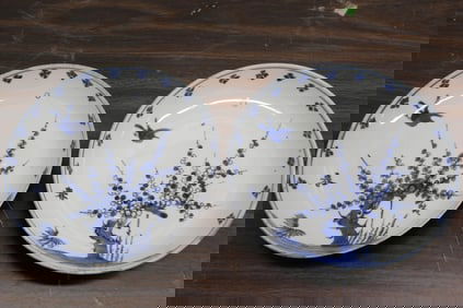Two Chinese Blue and White Porcelain Bowls