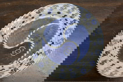 Japanese Blue and White Porcelain Plate