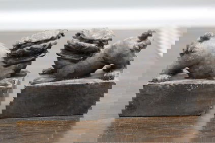 Pair of Chinese Soapstone Paper Weights