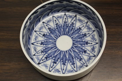 Japanese Blue and White Porcelain Bowl