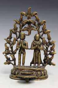 Indian Brass Candle Holder