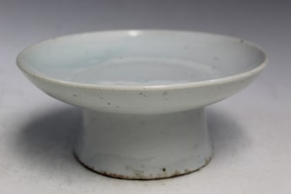 Antique Korean White Glazed Serving Dish