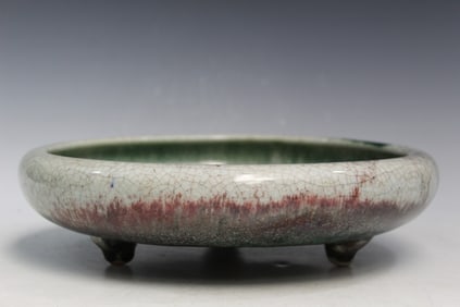 Chinese Flambe Crackle Glaze Brush Washer